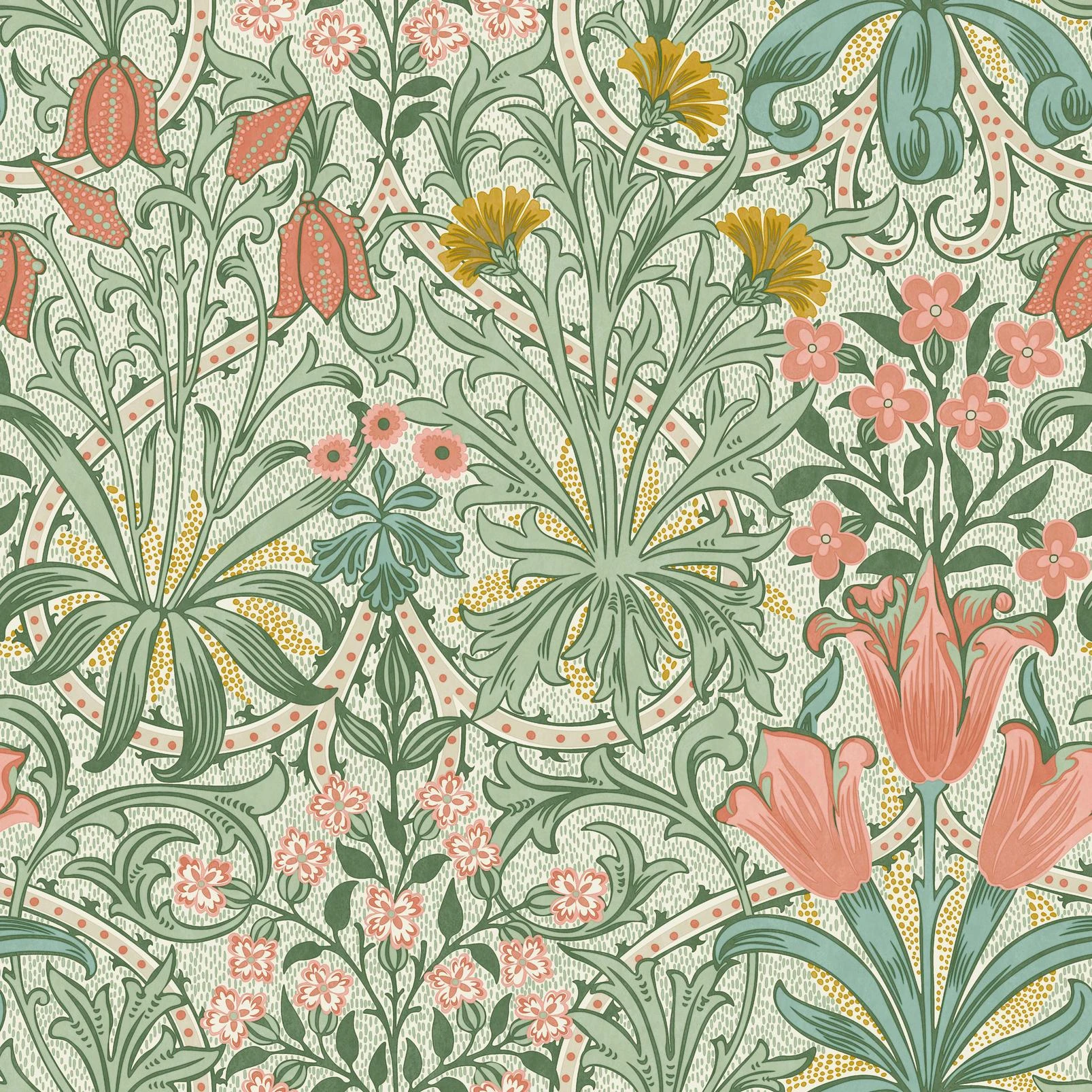 Woodland Weeds Spring Garden Wallpaper - 145675_TILE_WOODLAND WEEDS SPRING GARDEN_01.jpg