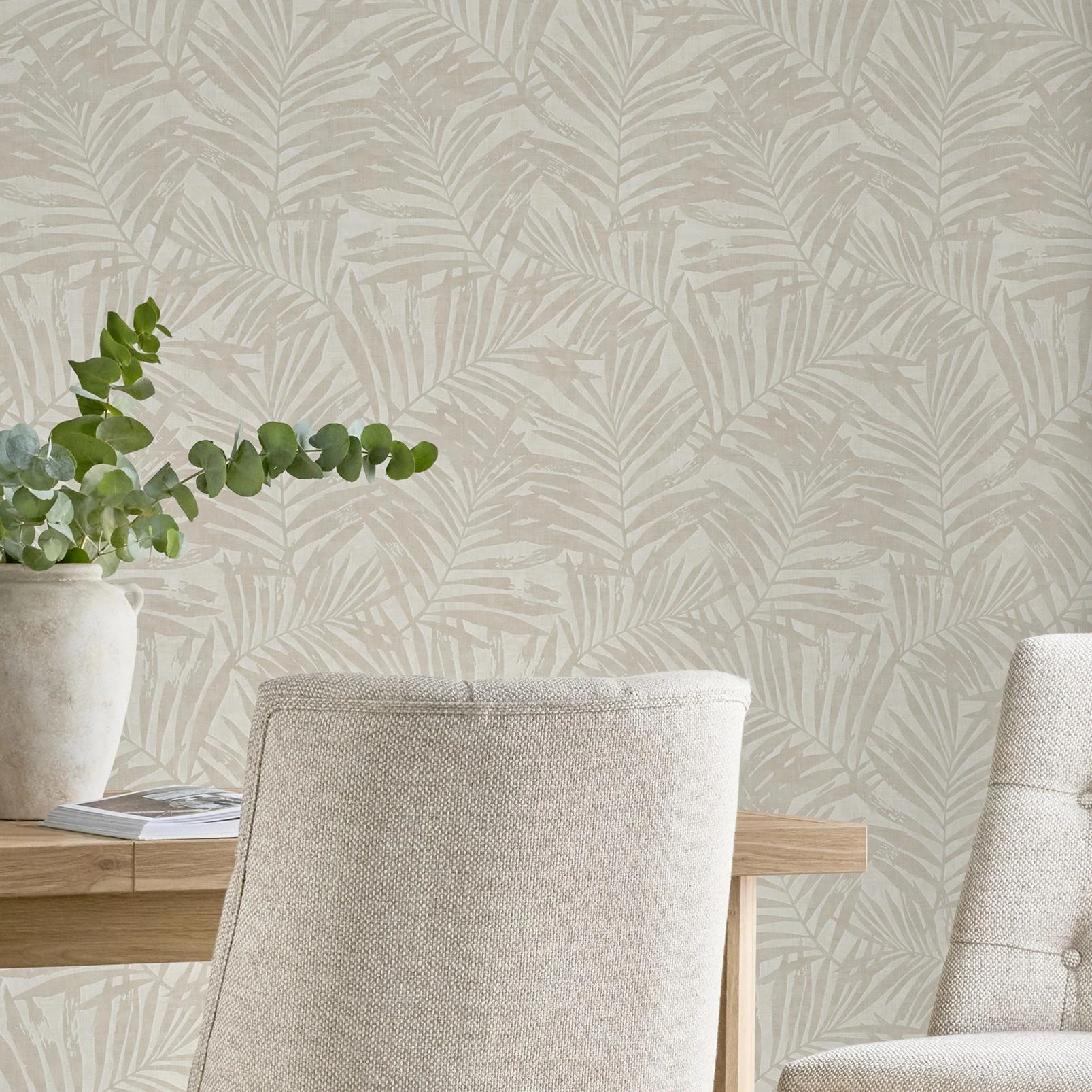 Next Luxe Ivory Palmetta Wallpaper - 145910_ROOMSET_LUXE IVORY PALMETTA_02.jpg