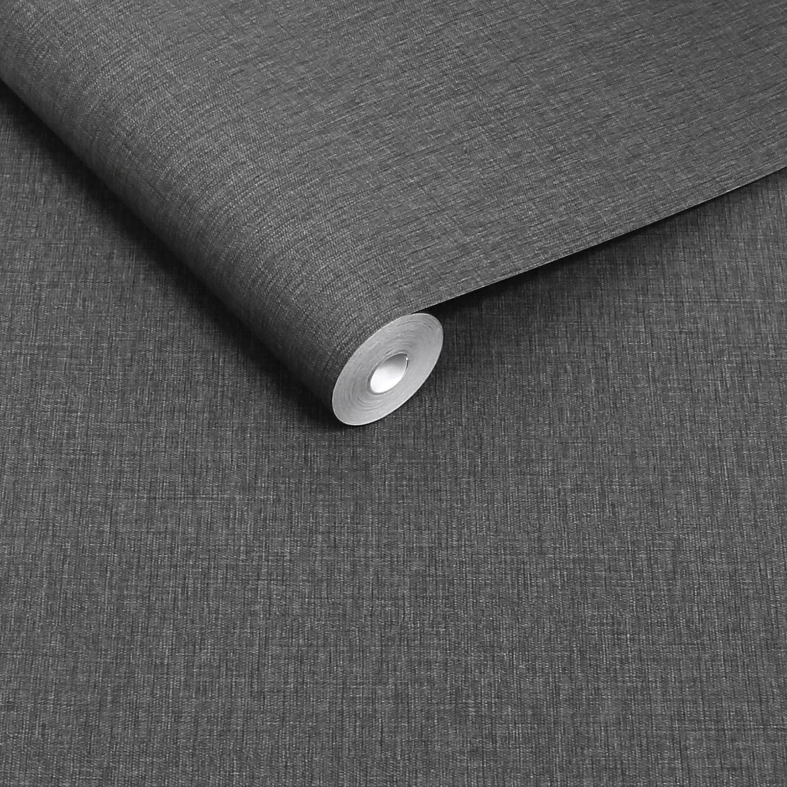 Next Charcoal Linen Look Wallpaper - 145633_ROLLSHOT_CHARCOAL LINEN LOOK_01.jpg