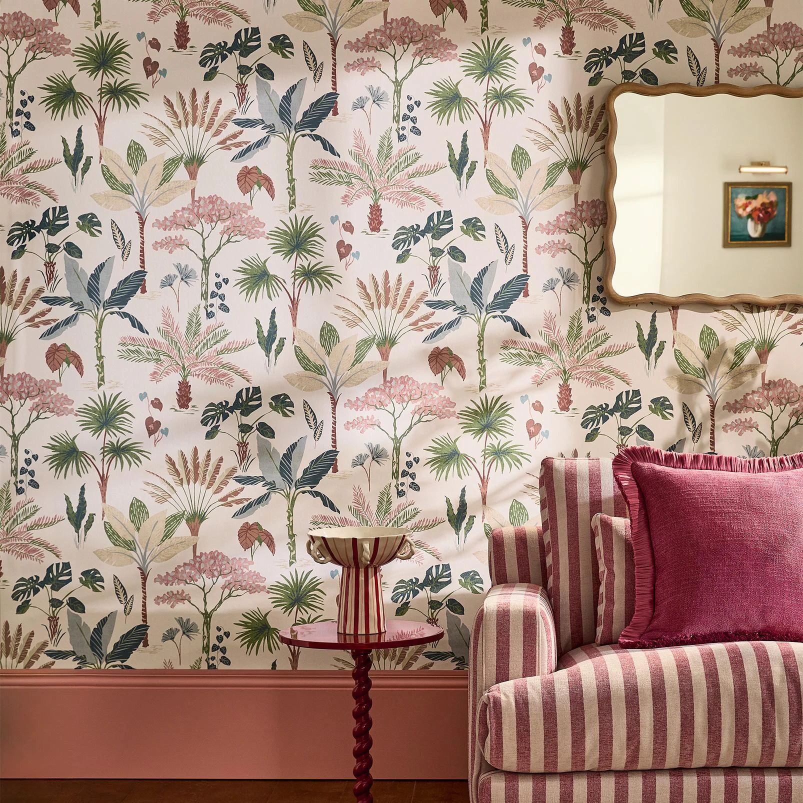 Next Oasis Palm Pastel Wallpaper - 143284_ROOMSET_OASIS PALM PASTEL_01.jpg