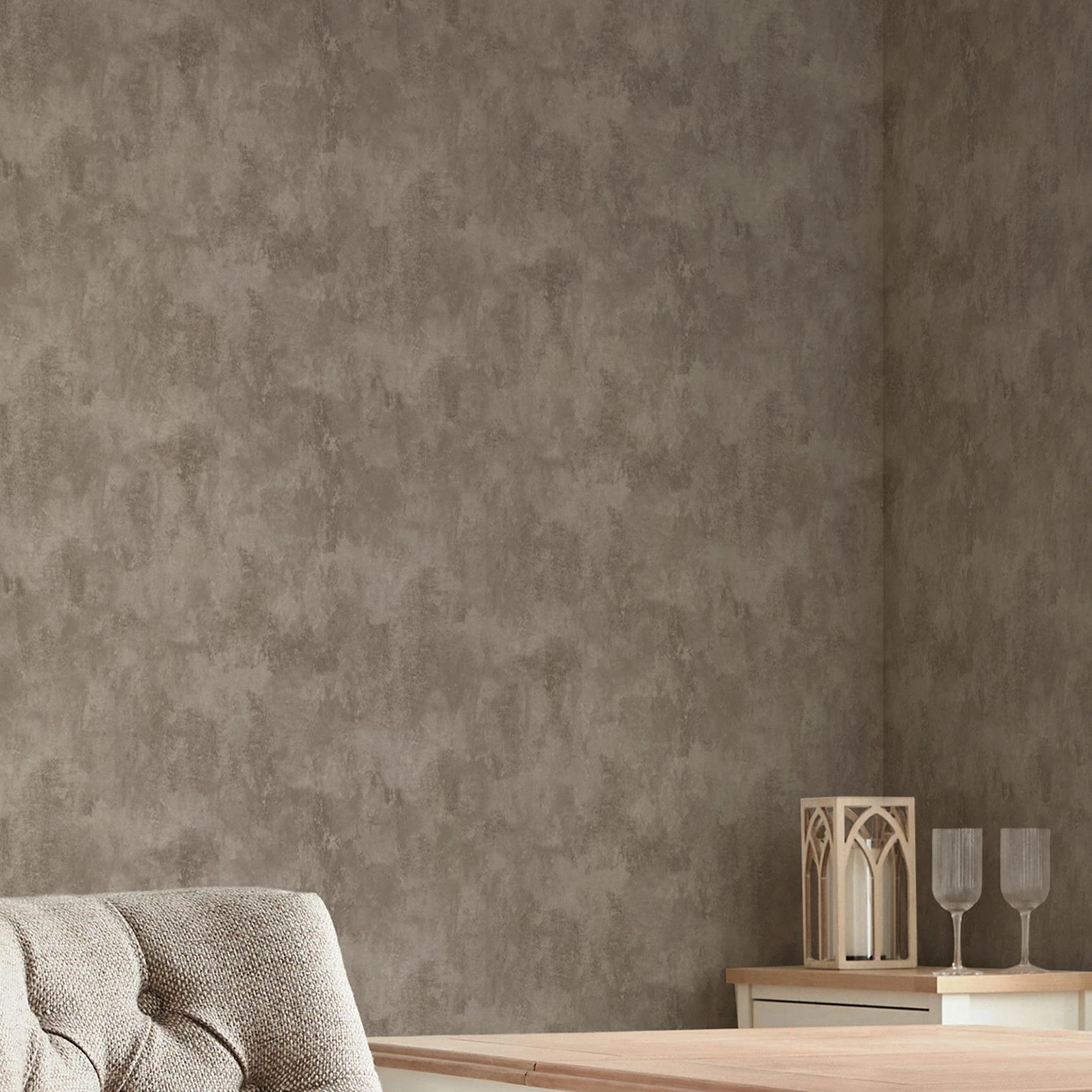 Next Luxe Putty Aurora Wallpaper - 145901_ROOMSET_LUXE PUTTY AURORA_02.jpg