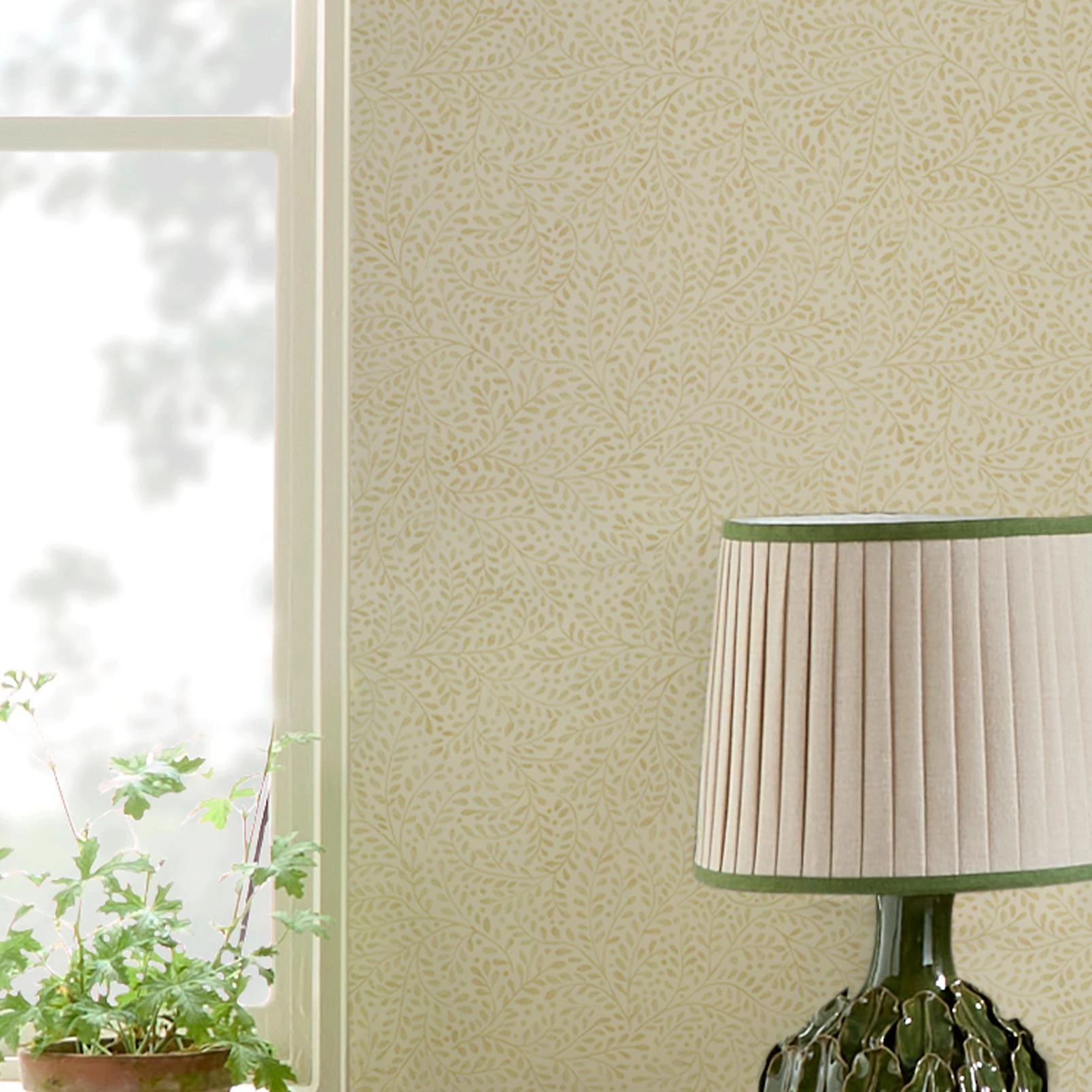 Joules Willow Leaf Neutral Wallpaper - 145398_ROOMSET_WILLOW LEAF NATURAL_02.jpg