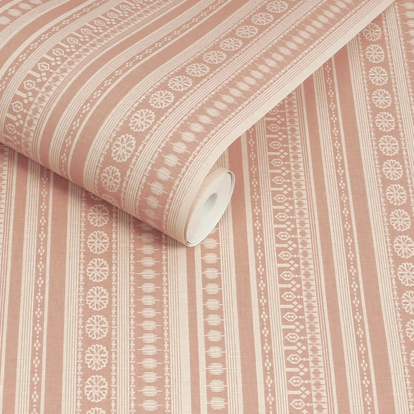 Joules Decorative Stripe Pink Wallpaper - 145381_ROLLSHOT_DECORATIVE STRIPE PINK_01.jpg