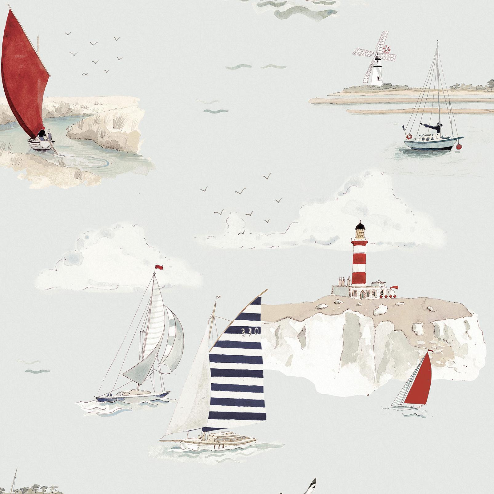 Sophie Allport Coastal Boats Cottesmore Sky Wallpaper - 146835_TILE_COASTAL BOATS COTTESMORE SKY_01.jpg