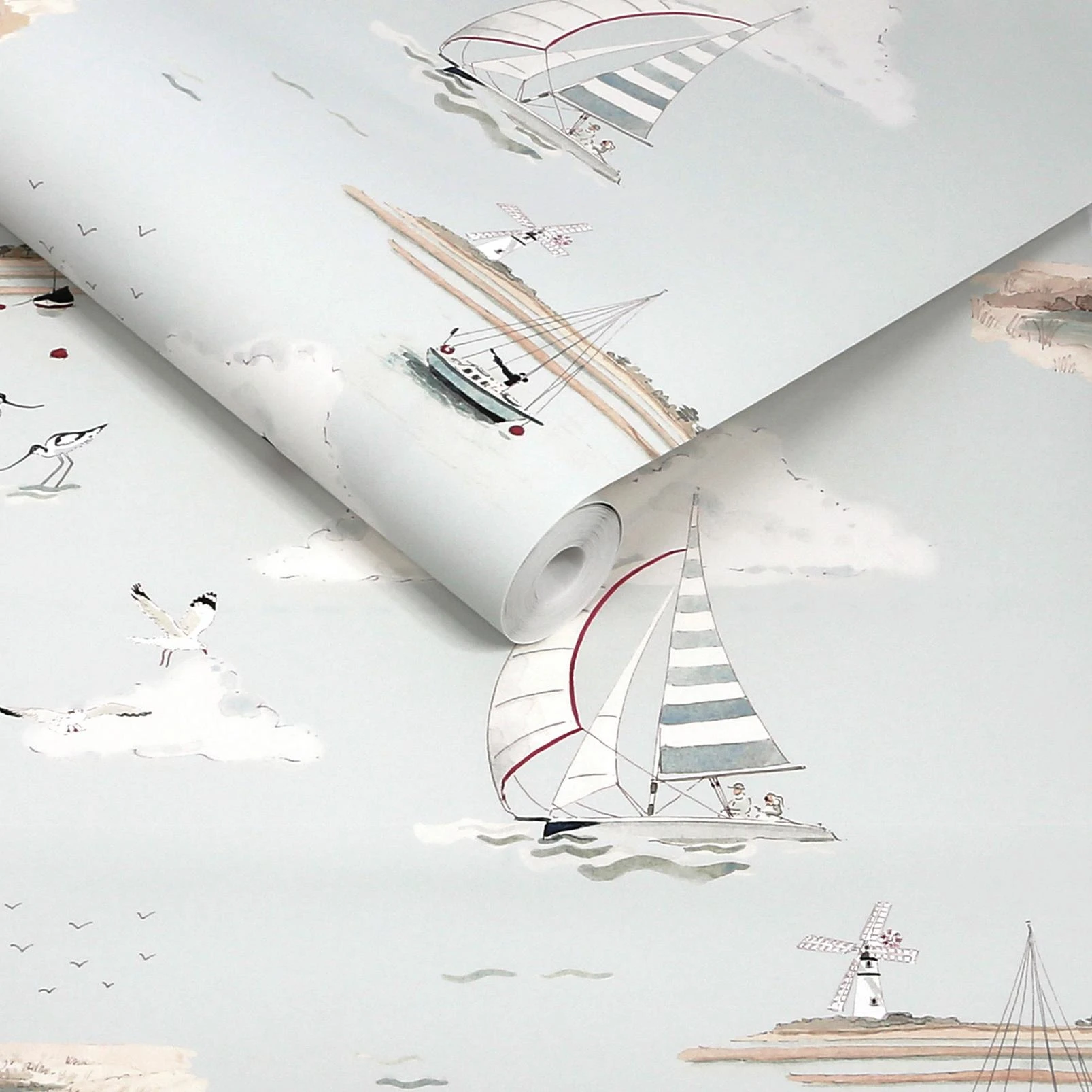 Sophie Allport Coastal Boats Cottesmore Sky Wallpaper - 146835_ROLLSHOT_COASTAL BOATS COTTESMORE SKY_01.jpg