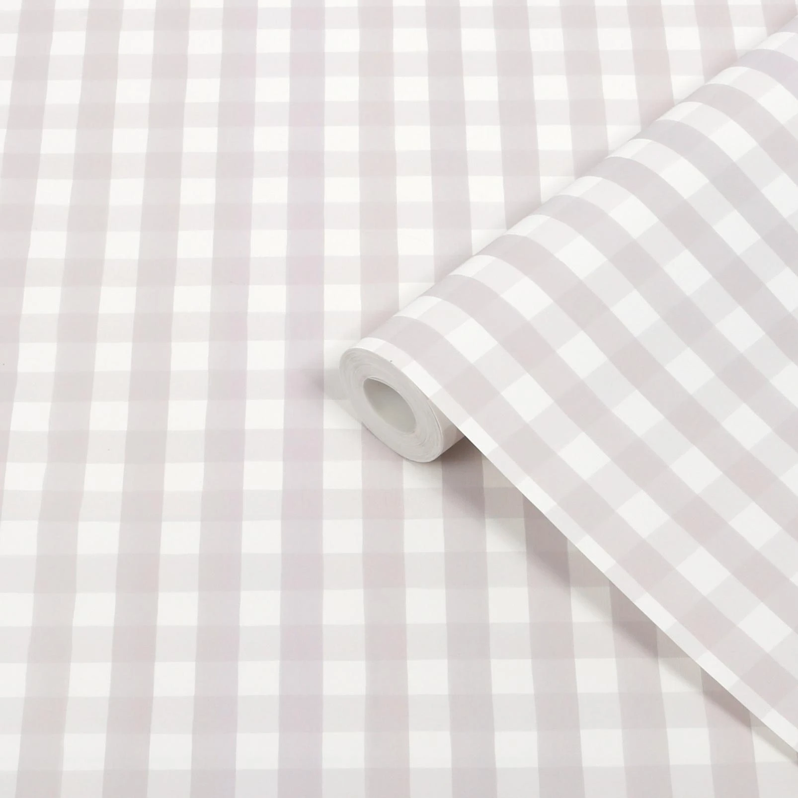 Hattie Gingham Stone Wallpaper - 145478_ROLLSHOT_HATTIE_GINGHAM_STONE_01.jpg