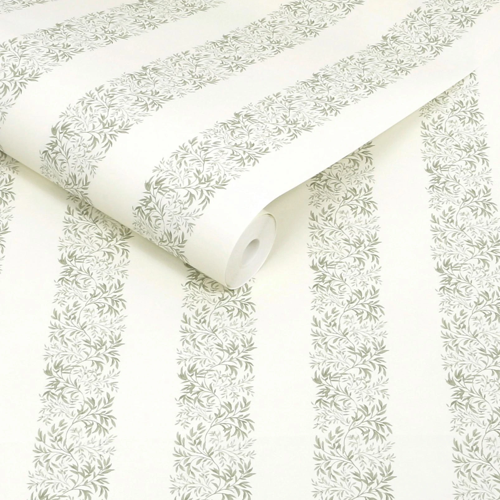 Martha Stewart Heritage Garden Stripe Moss Wallpaper - 146819_ROLLSHOT_HERITAGE GARDEN STRIPE MOSS_01.jpg