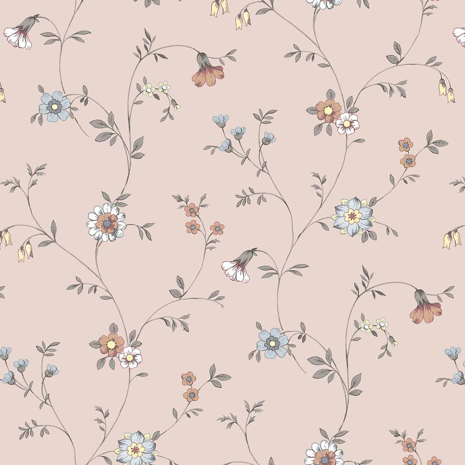 Laura Ashley Leonie Trail Linen Wallpaper - 146960_TILE_LEONIE TRAIL LINEN_01.jpg