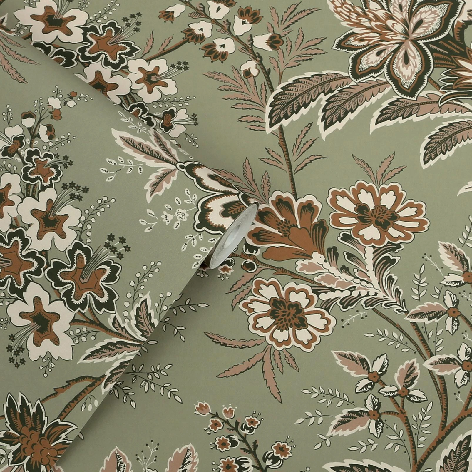 Laura Ashley Marlbrook Sage Green Wallpaper - 146962_ROLLSHOT_MARLBROOK SAGE GREEN_01.jpg
