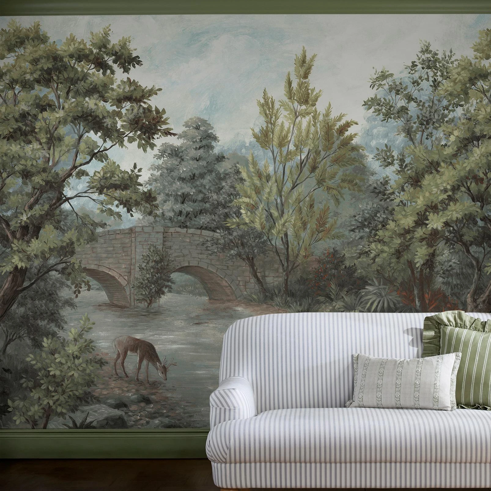 Laura Ashley Elmbridge Dark Hedgerow Bespoke Mural - 149072_ROOMSET_01_ELMBRIDGE DARK HEDGEROW.jpg