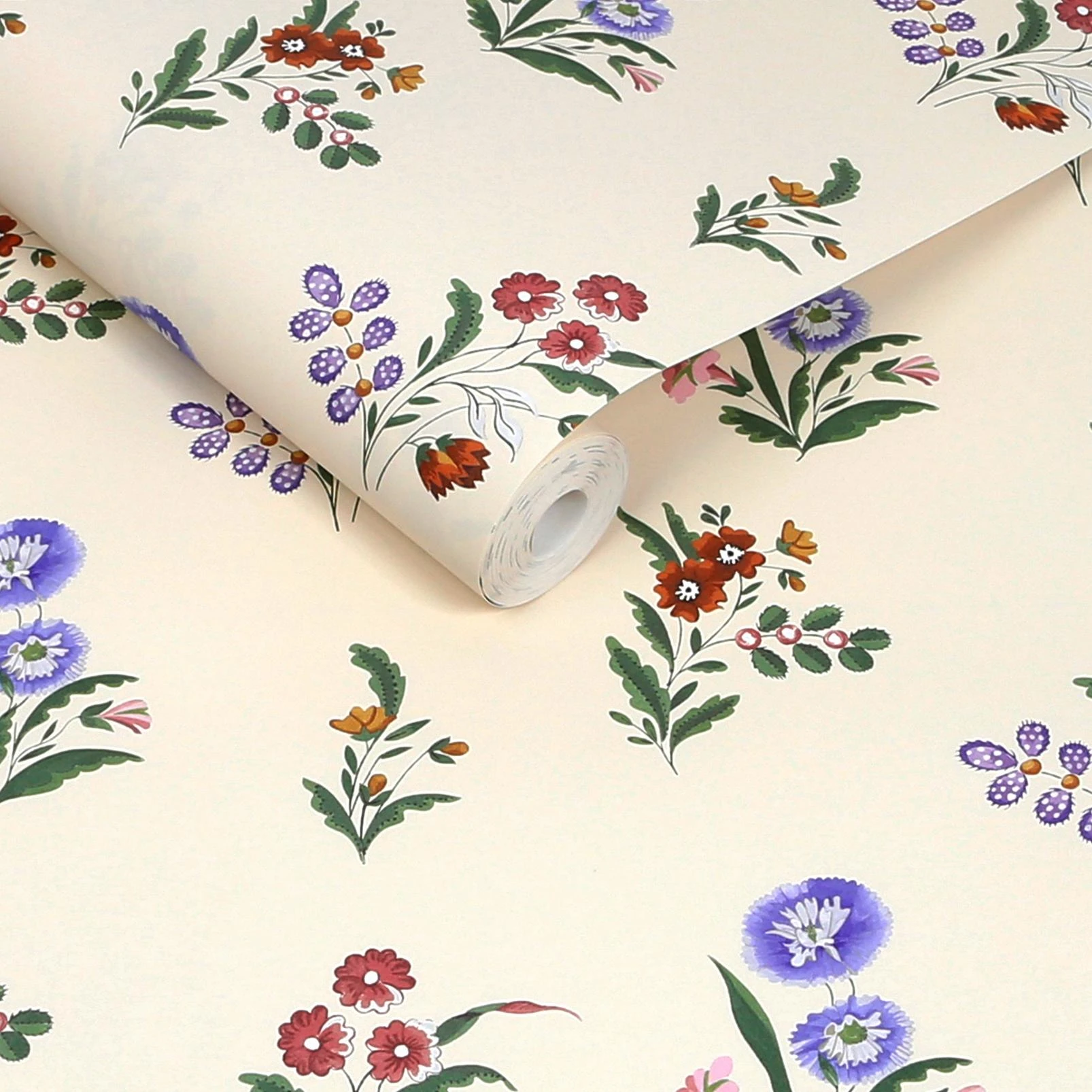 Cath Kidston Flutter Bunches Multi Wallpaper - 149121_ROLLSHOT_FLUTTER BUNCHES MULTI_01.jpg