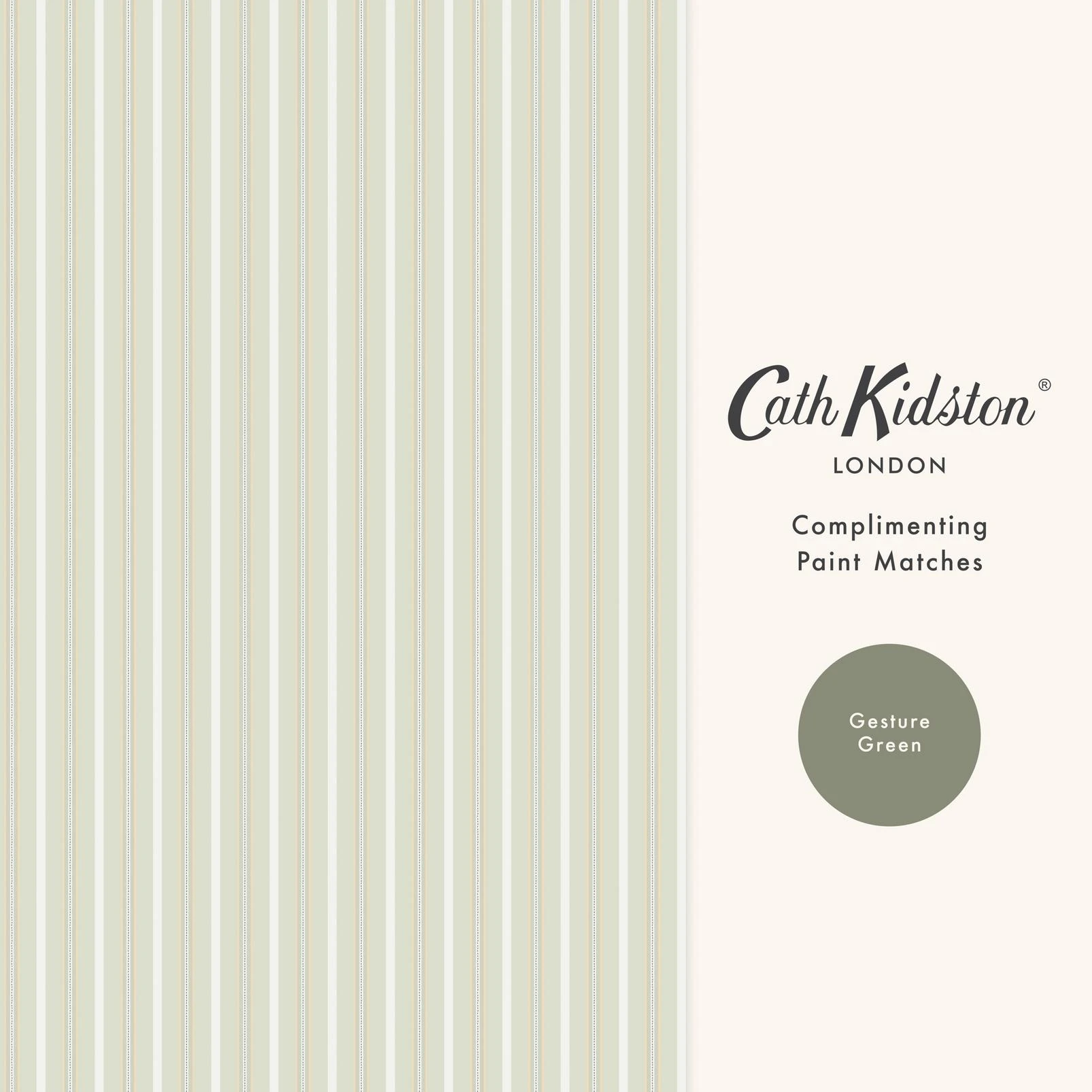 Cath Kidston Stitched Stripe Sage Wallpaper - 149140_FLATLAY_STITCHED STRIPE SAGE_01.jpg