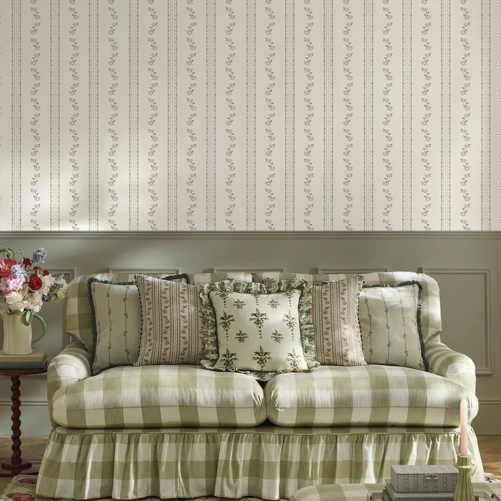 Cath Kidston Treasure Floral Lemon and Sage Wallpaper - 149124_ROOMSET_TREASURE FLORAL LEMON AND SAGE_01.jpg