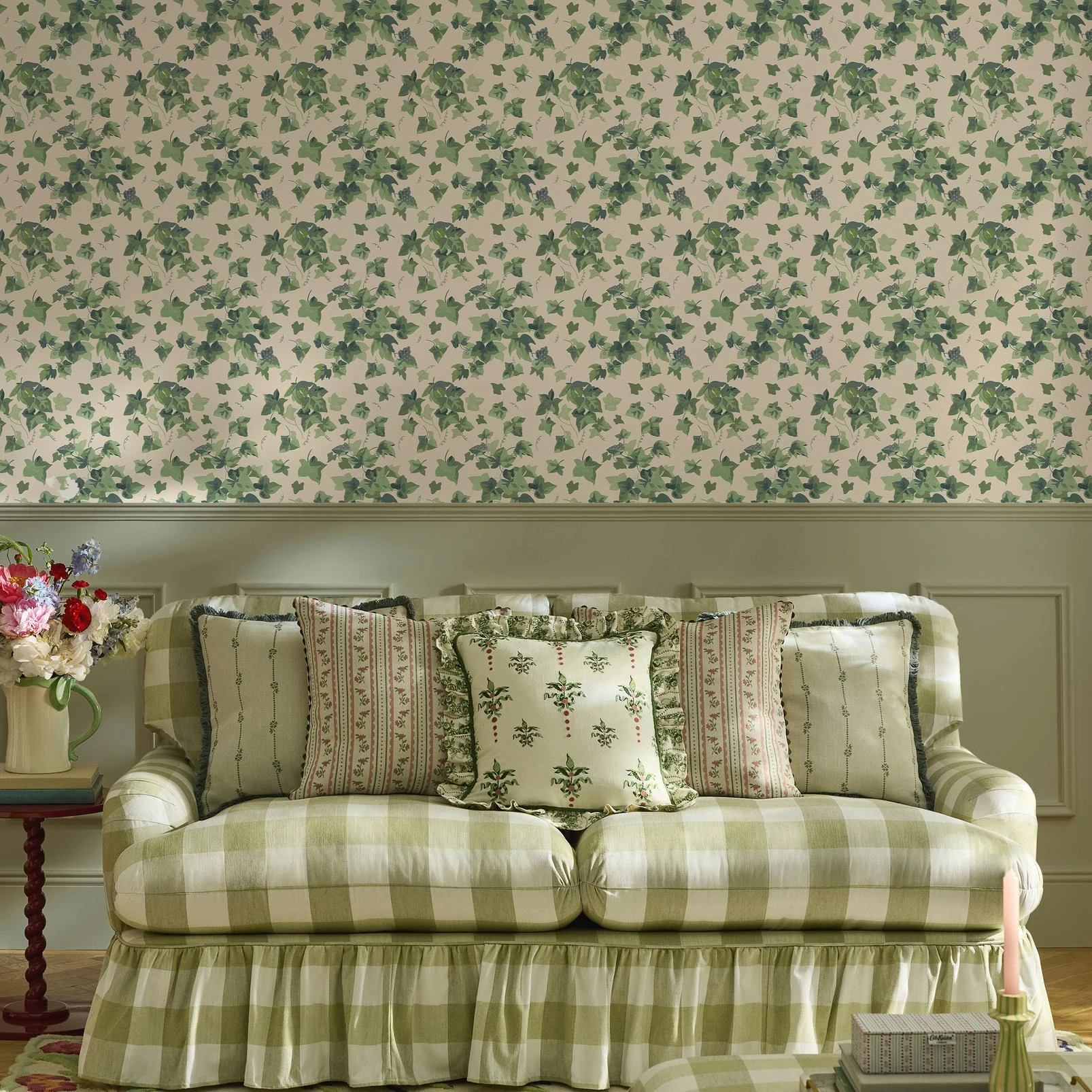 Cath Kidston Ivy Sky Green Wallpaper - 149128_ROOMSET_IVY SKY GREEN_01.jpg