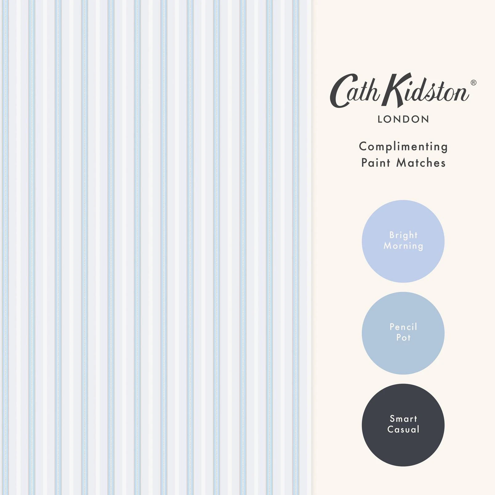 Cath Kidston Stitched Stripe Blue Wallpaper - 149142_FLATLAY_STITCHED STRIPE BLUE_01.jpg