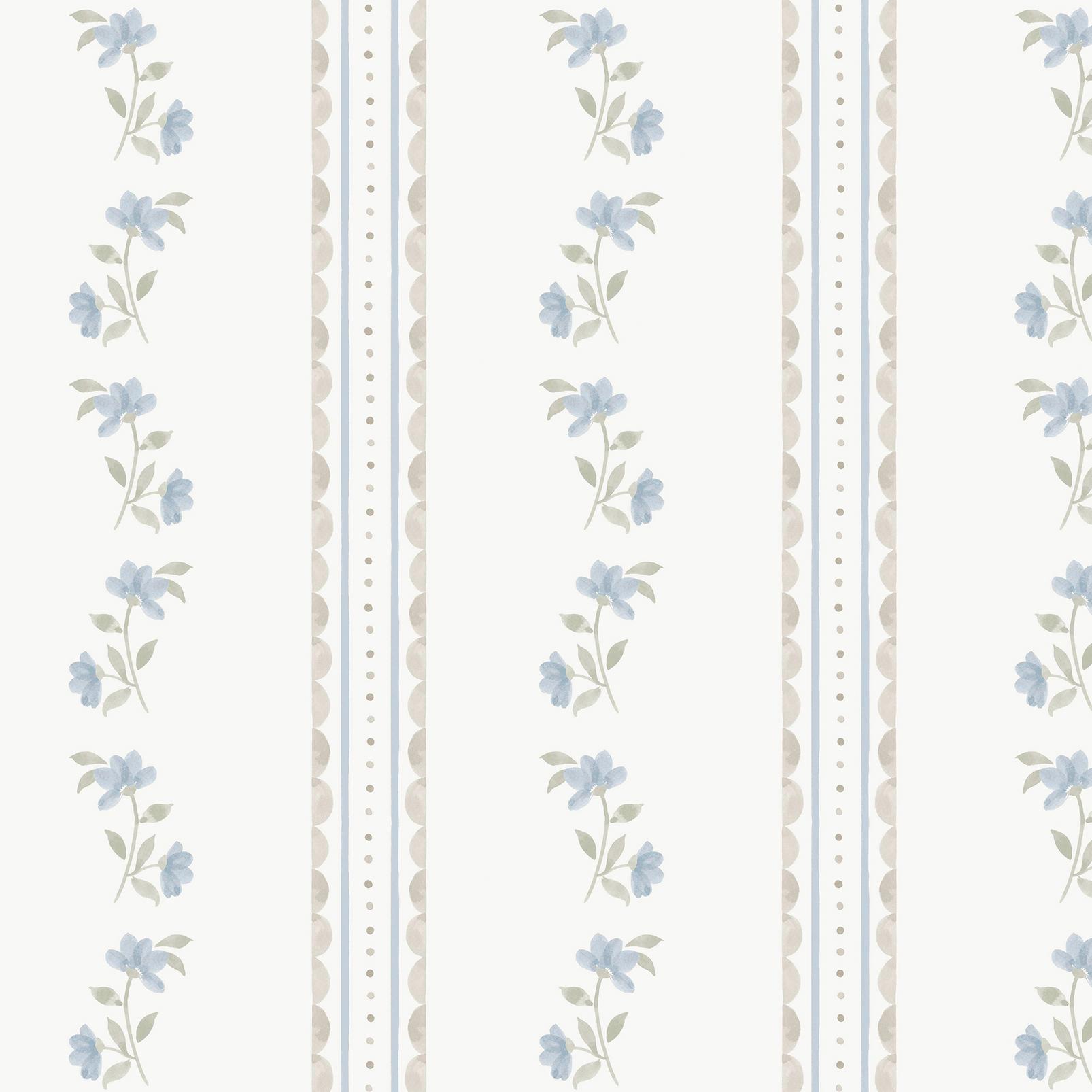 Cath Kidston Treasure Floral Powder Blue Wallpaper - 149125_TILE_TREASURE FLORAL POWDER BLUE_01.jpg