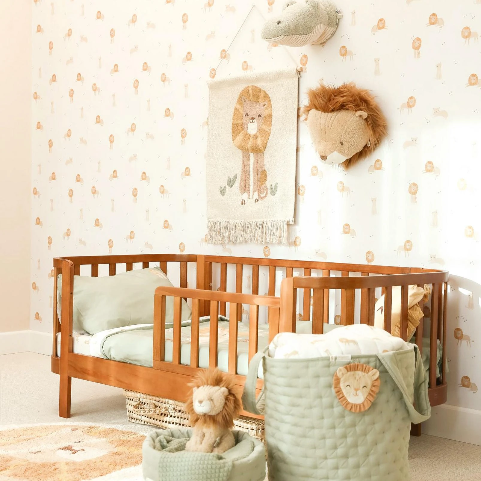 Little Dutch Safari Leo Wallpaper - WD112047_ROOMSET_SAFARI_LEO_01.jpg