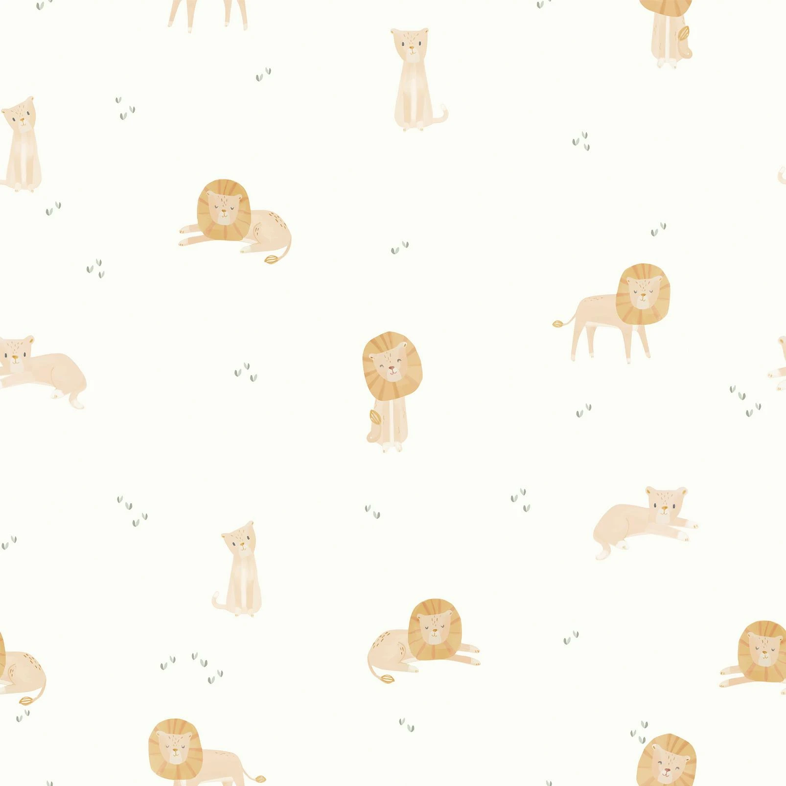 Little Dutch Safari Leo Wallpaper - WD112047_TILE_SAFARI_LEO_01.jpg