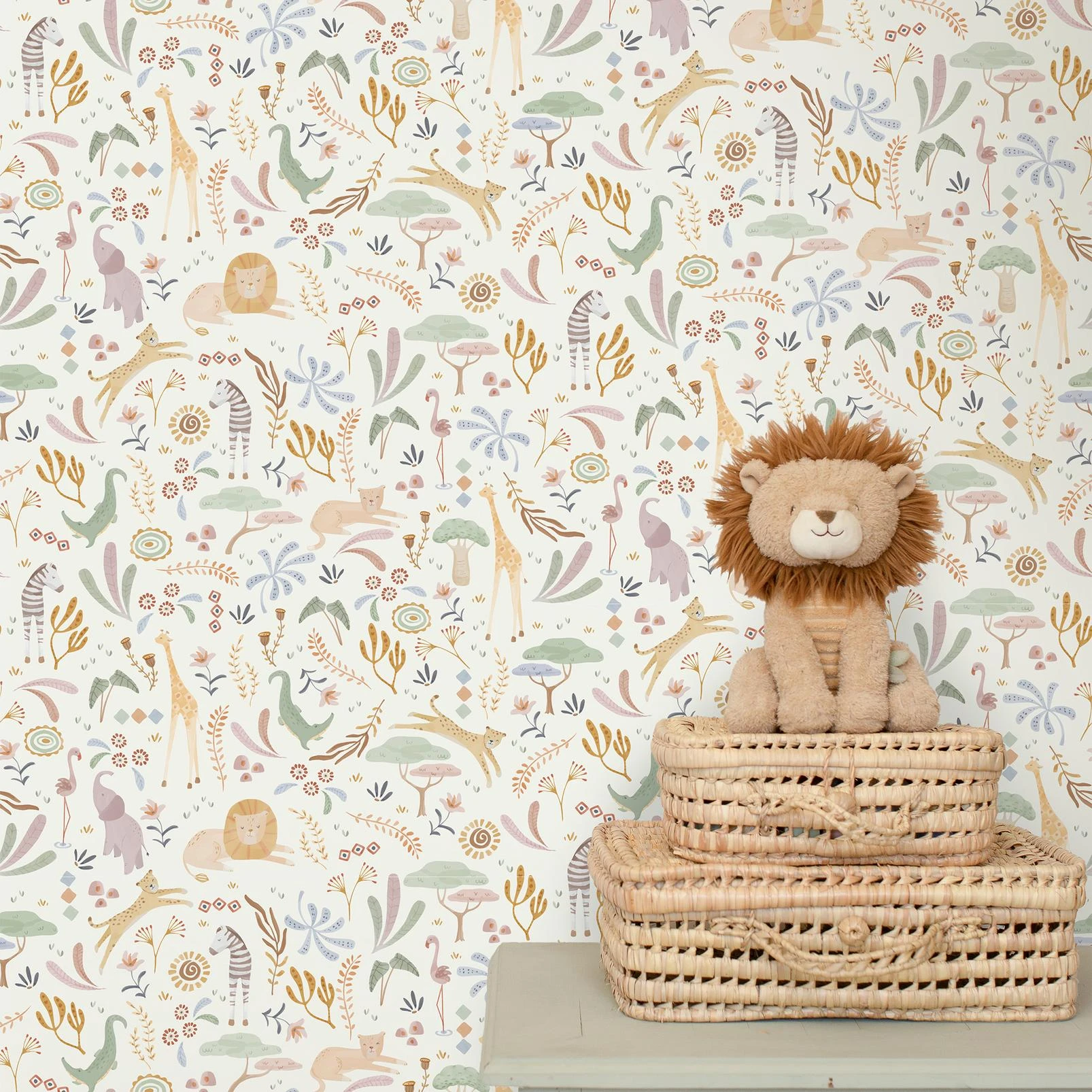 Little Dutch Safari Wonders Wallpaper - WD110047_ROOMSET_SAFARI_WONDERS_01.jpg