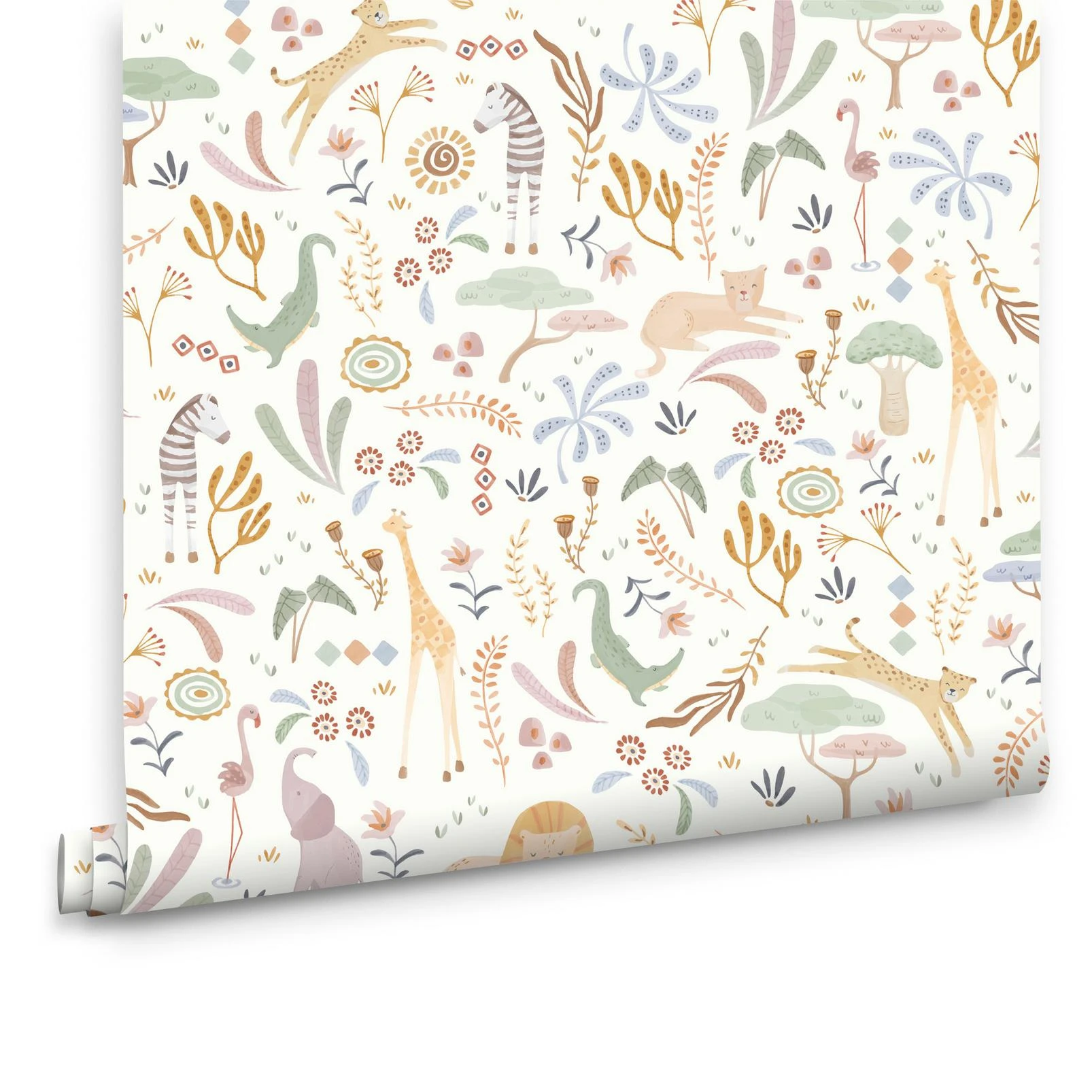 Little Dutch Safari Wonders Wallpaper - WD110047_ROLLSHOT_SAFARI_WONDERS_01.jpg