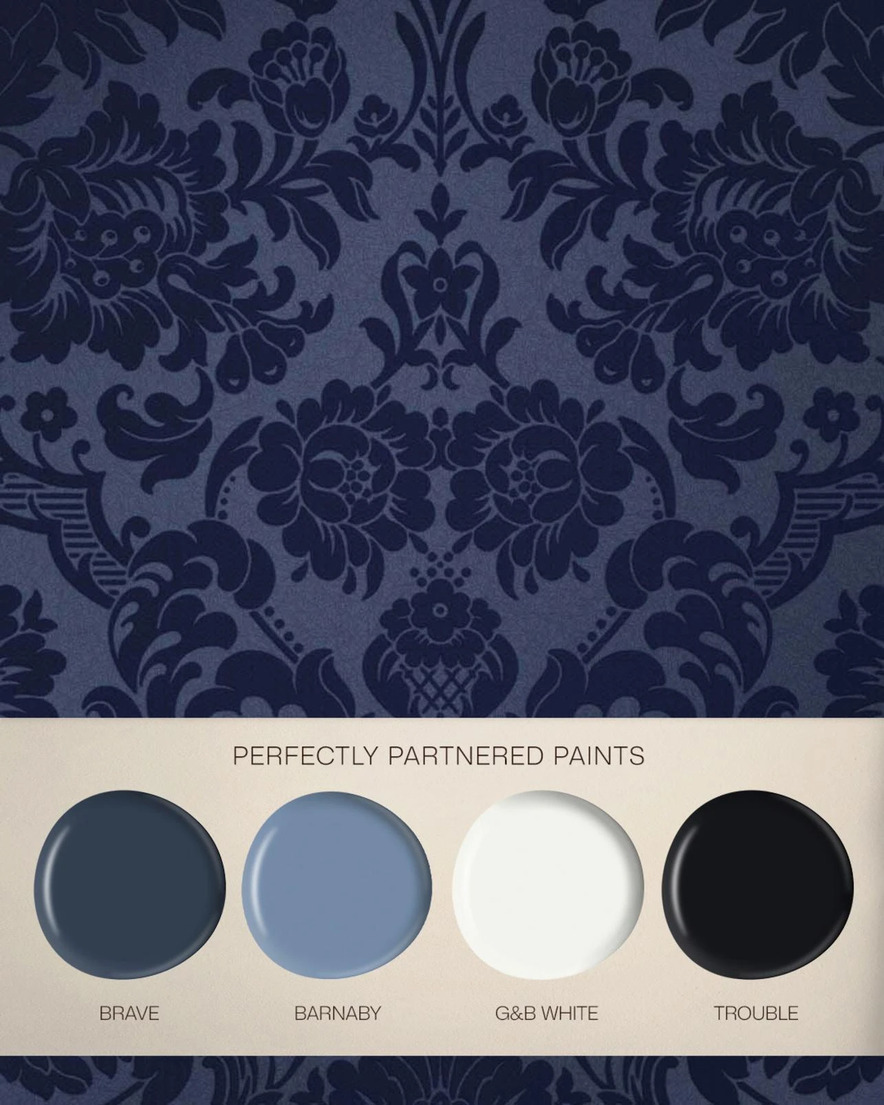 Gothic Damask Flock Cobalt Wallpaper - 104563_FLATLAY.jpg