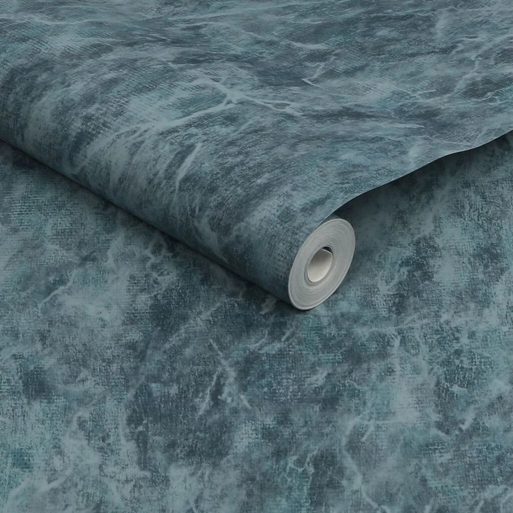 next washed marble blue wallpaper