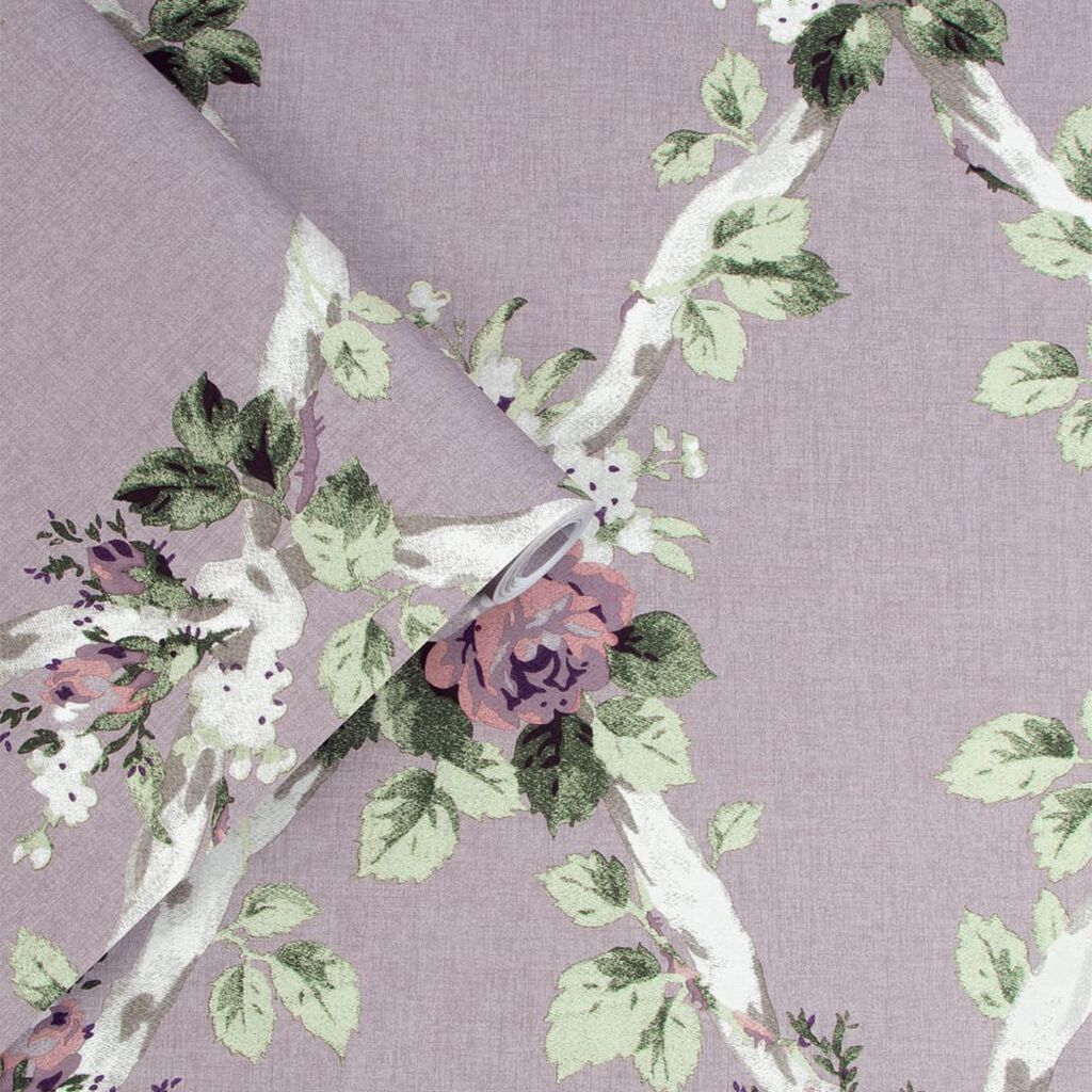 laura ashley elwyn grape wallpaper