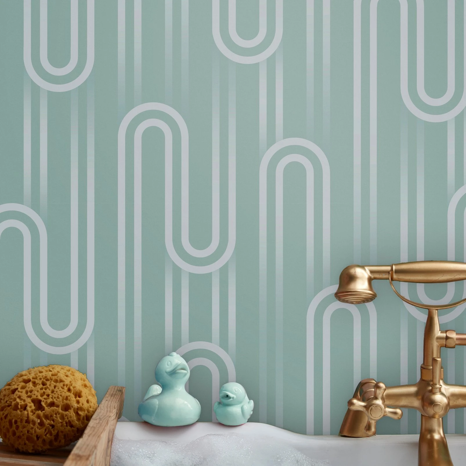 Ups n Downs Pistachio Wallpaper - 118730_ROOMSET_01.jpg