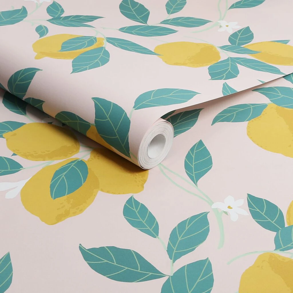 feeling fruity blush wallpaper