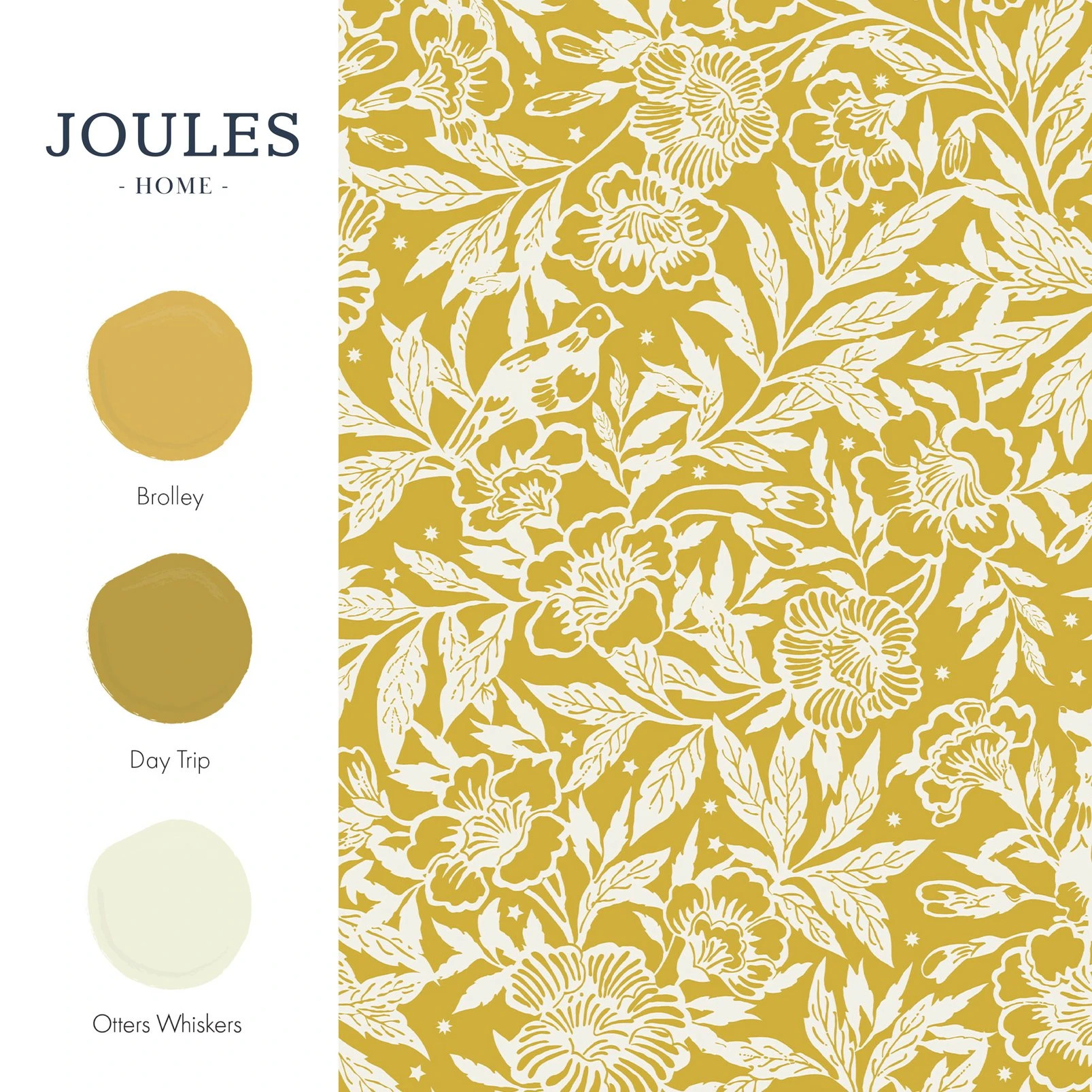 Joules Twilight Ditsy Antique Gold Wallpaper - 118542_FLATLAY_TWILIGHT DITSY ANTIQUE GOLD_01.jpg
