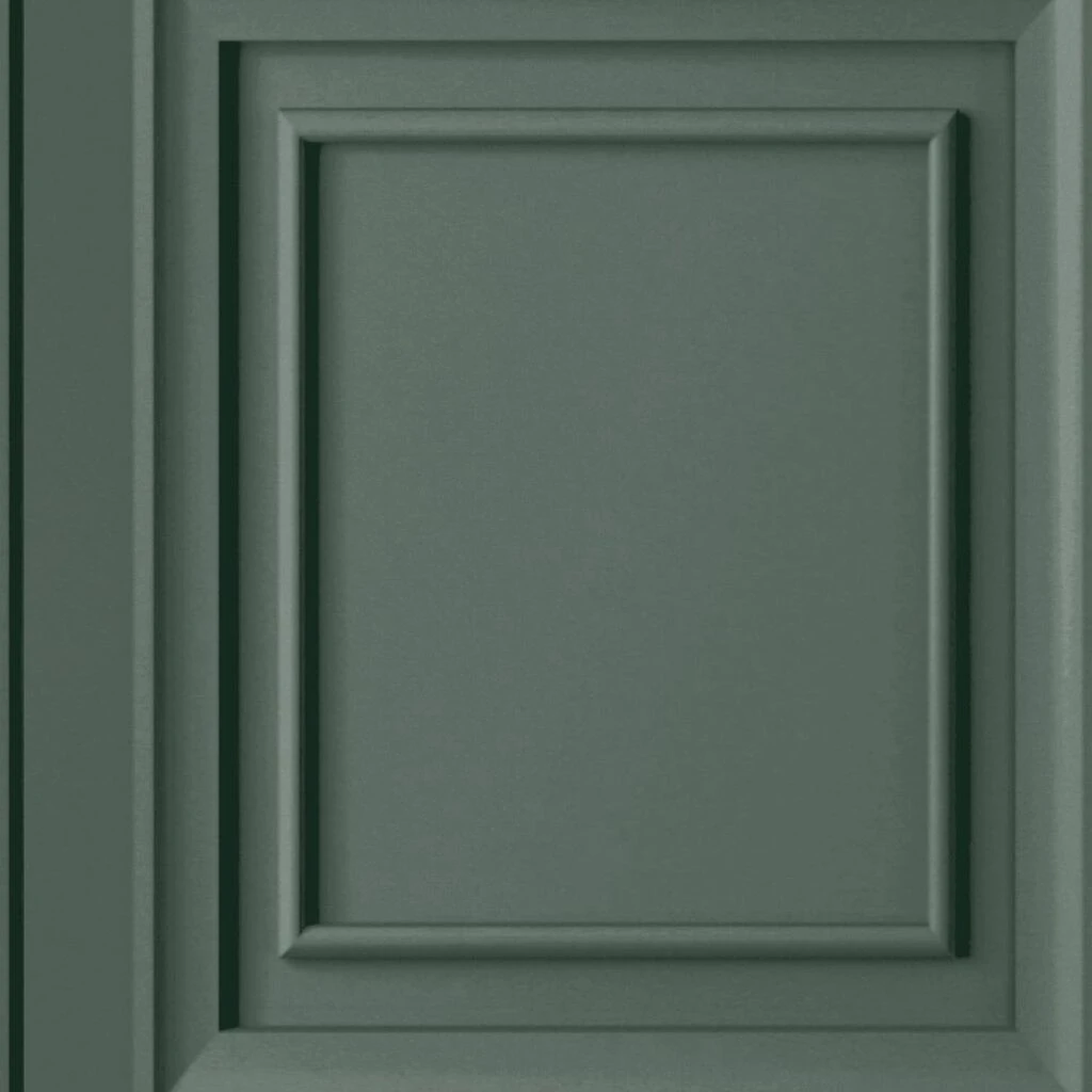 Laura Ashley Redbrook Wood Panel Fern Green Wallpaper