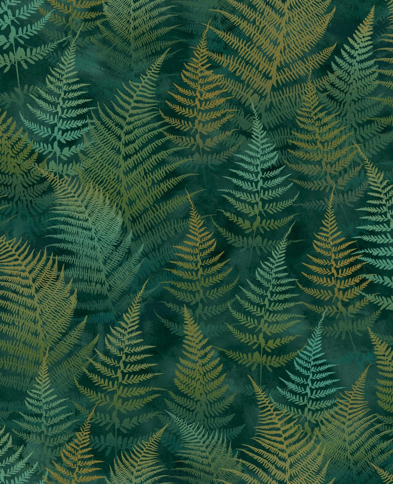 Woodland Fern Emerald Wallpaper by Clarissa Hulse - 120386_TILE_01.jpg