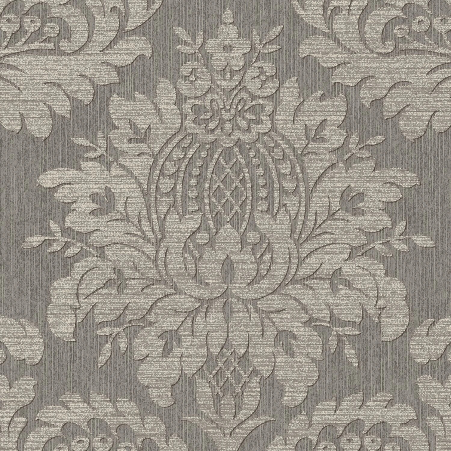 Archive Damask Taupe Wallpaper