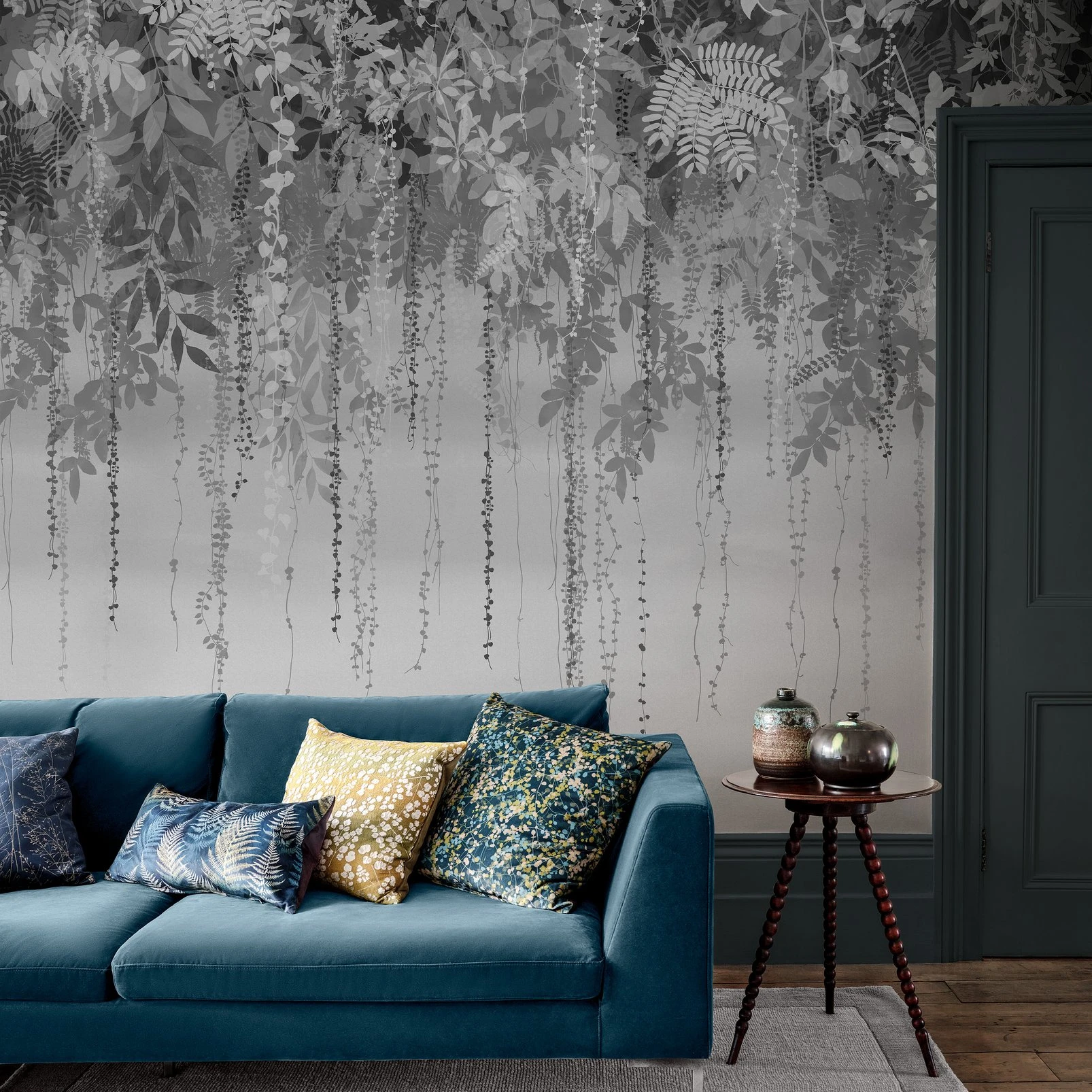 Enchanted Vale Charcoal Bespoke Mural by Clarissa Hulse - 120413_ROOMSET_01.jpg