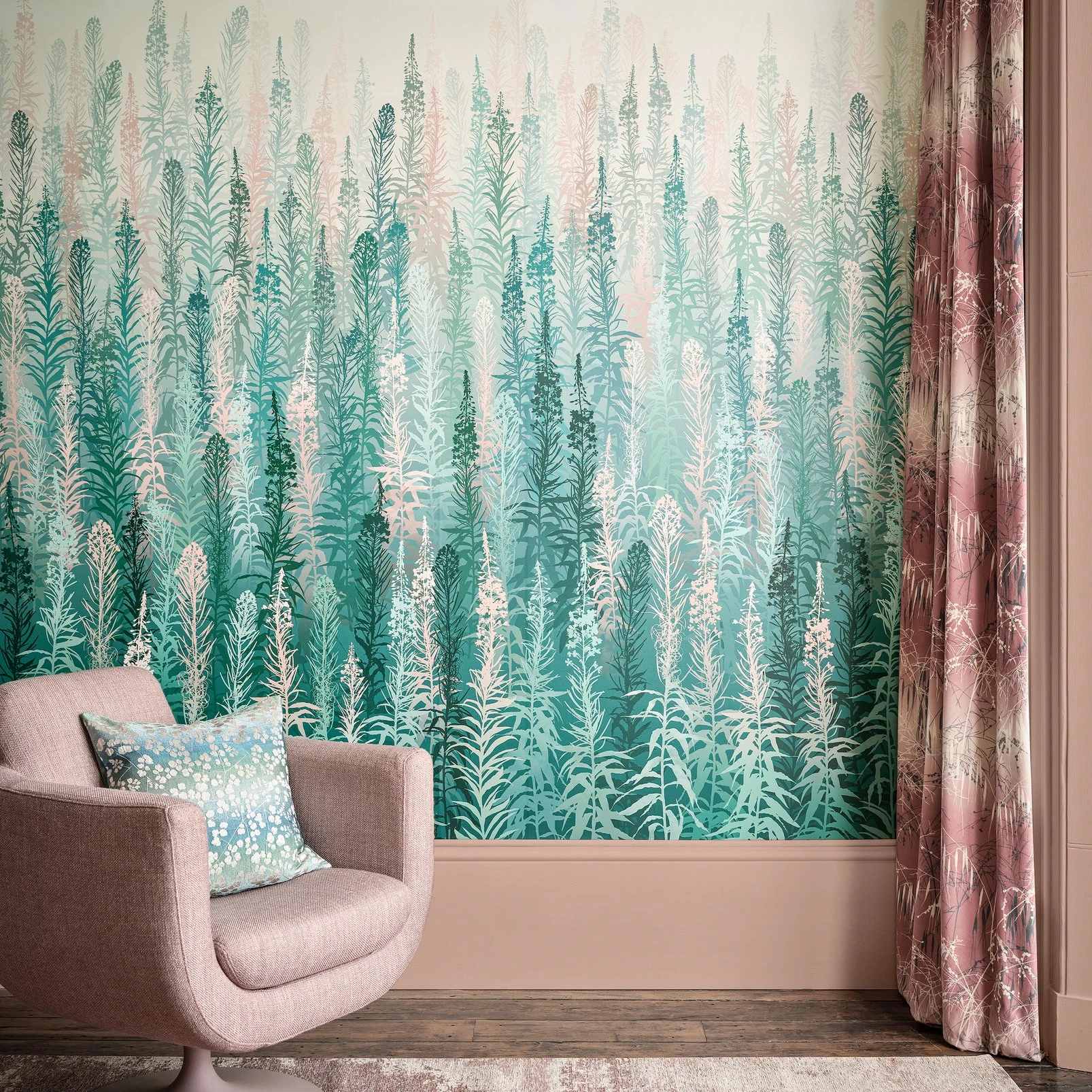 Willowherb Spring Bespoke Mural by Clarissa Hulse - 120414_ROOMSET_01.jpg