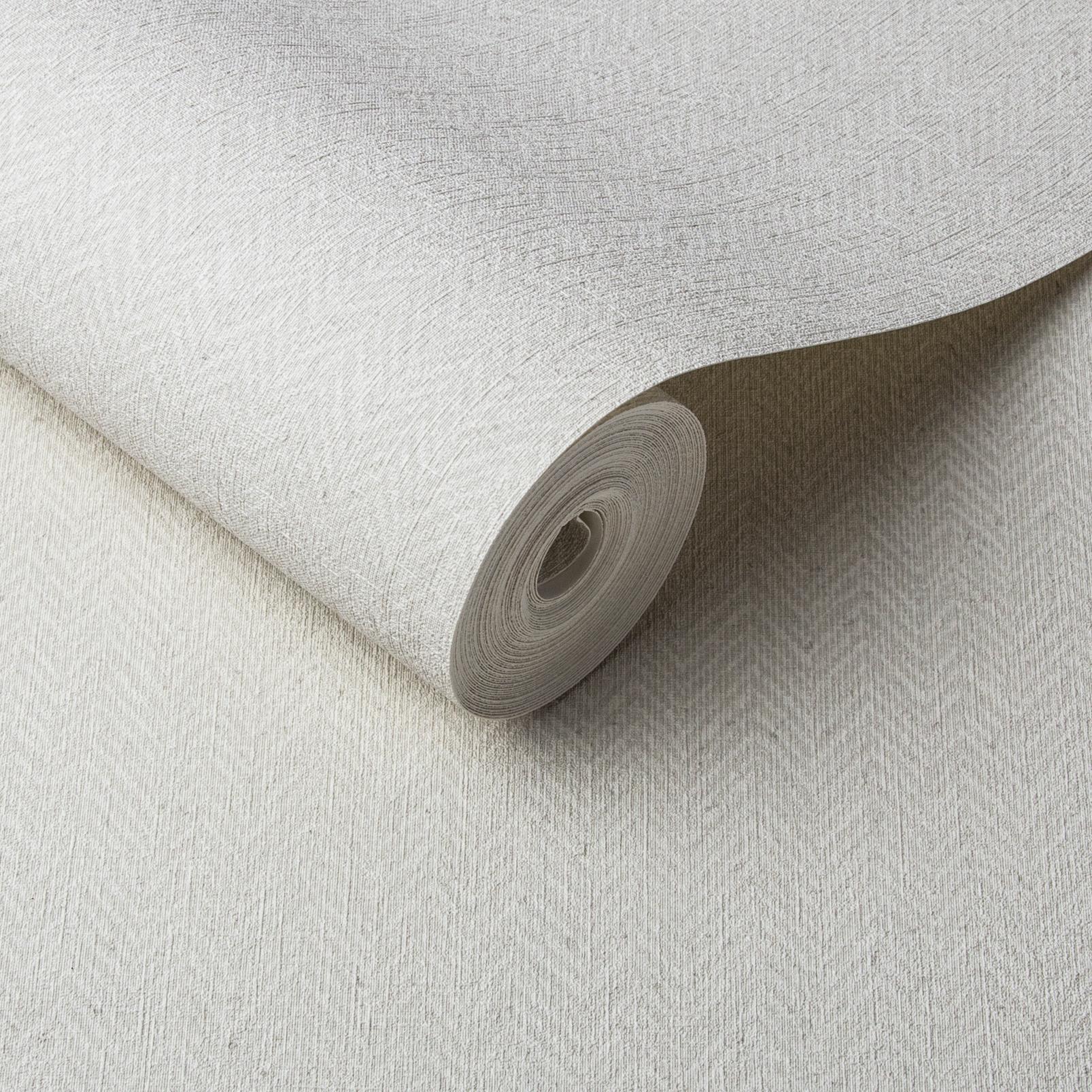 Herringbone Texture Ecru Wallpaper - 105853_ROLLSHOT_HERRINGBONE TEXTURE ECRU_02.jpg