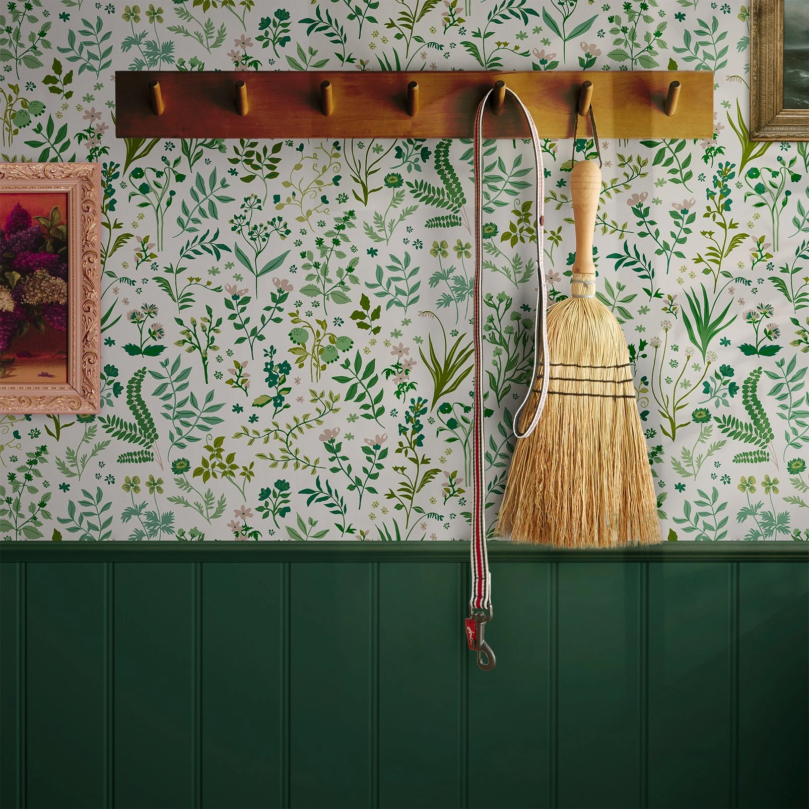 Joules Holcombe Floral Creme Wallpaper - 120873_ROOMSET_01.jpg