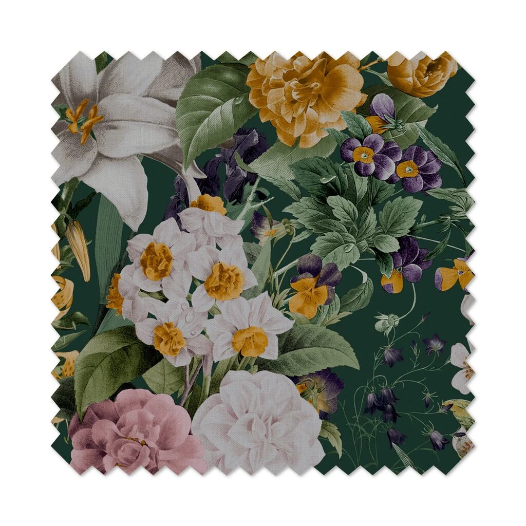 Glasshouse Flora Emerald Sample A5